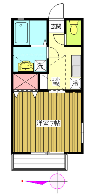 【仲介手数料：50％OFF】対象物件！の間取り
