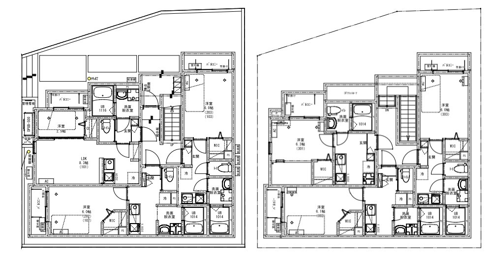 KEIAI RESIDENCE 北野の間取り
