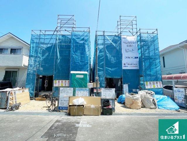 神戸市西区狩場台　第6期　新築一戸建ての外観|現在の進捗状況です！順調に作業進行中、完成が待ち遠しいです！詳細の間取り等、お気軽にお問い合わせください！