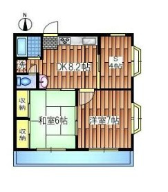 タチバナマンションの間取り