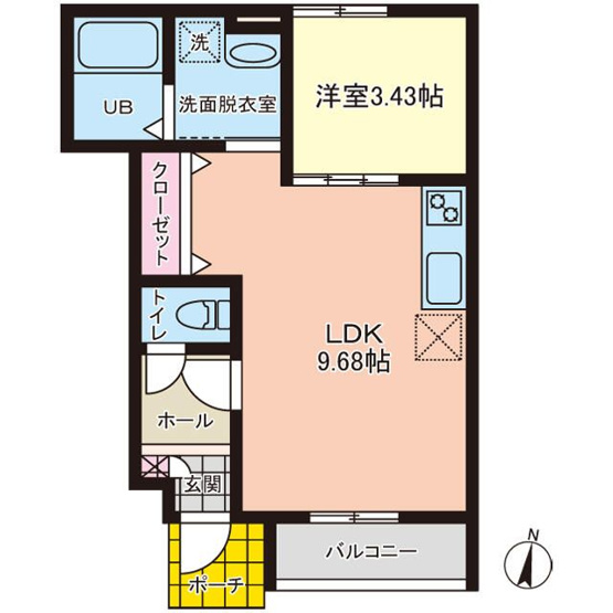 【間取り】 | コンフィデンス白岡A