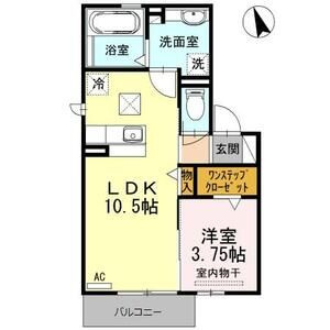 プレジールの間取り