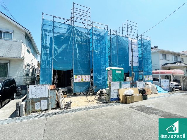 神戸市西区狩場台　第6期　新築一戸建ての外観|現在の進捗状況です！順調に作業進行中、完成が待ち遠しいです！詳細の間取り等、お気軽にお問い合わせください！