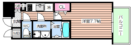 【間取り】 | レジュールアッシュ梅田リュクス