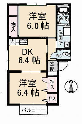 【間取り】 | シャーメゾン中仙道