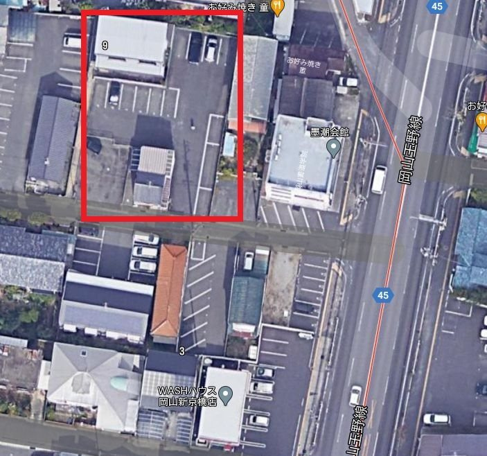 新京橋(Ⅲ)駐車場の外観