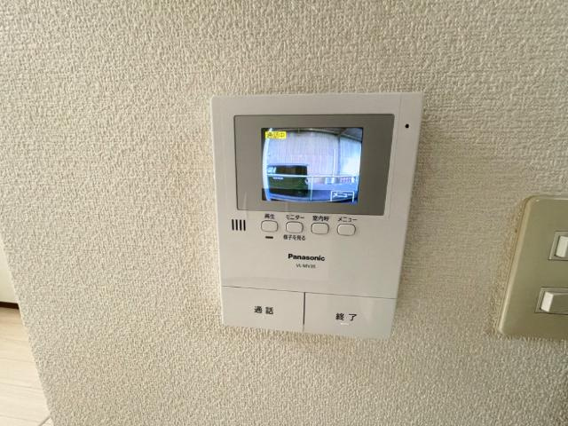 パープルメゾンⅡのセキュリティ|カメラ付インターホン