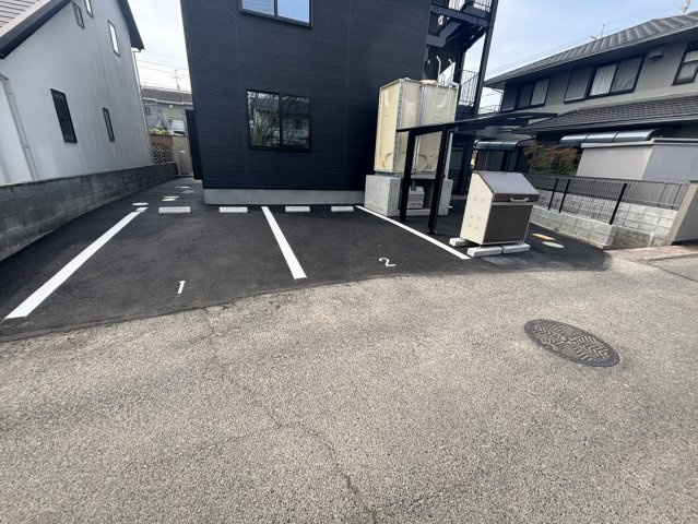 下伊福アパートの駐車場|駐車場です