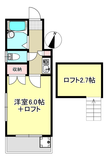 【間取り】 | 新保第２レジデンス