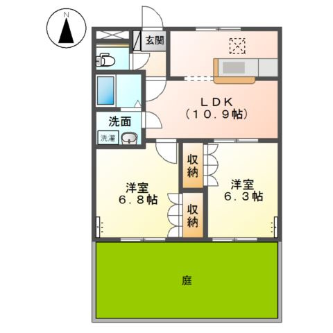 【間取り】 | リープクレセント