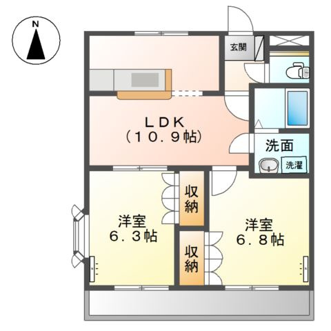 【間取り】 | リープクレセント