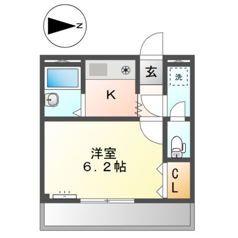 メゾンあさひの間取り