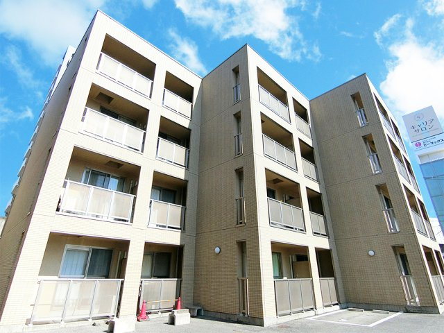 フィネス昭和町Ⅱの外観|外観は落ち着いています