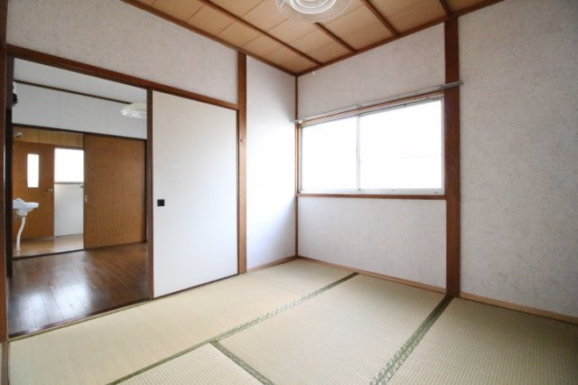 当新田貸家の寝室|ゆとりの広さです