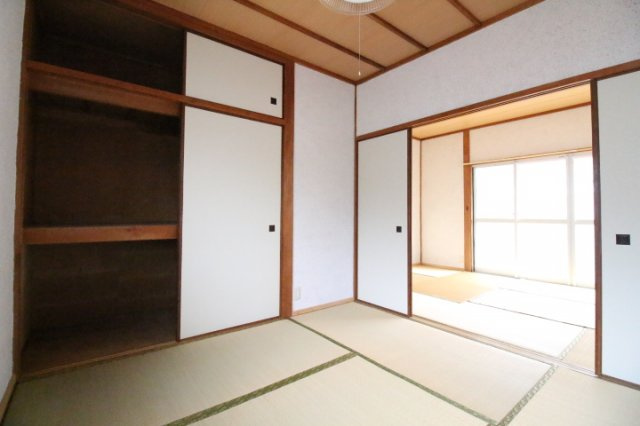 当新田貸家の和室|フローリングだけでなく、和室もあります