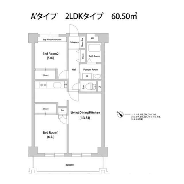 セレッソ幡ヶ谷の間取り