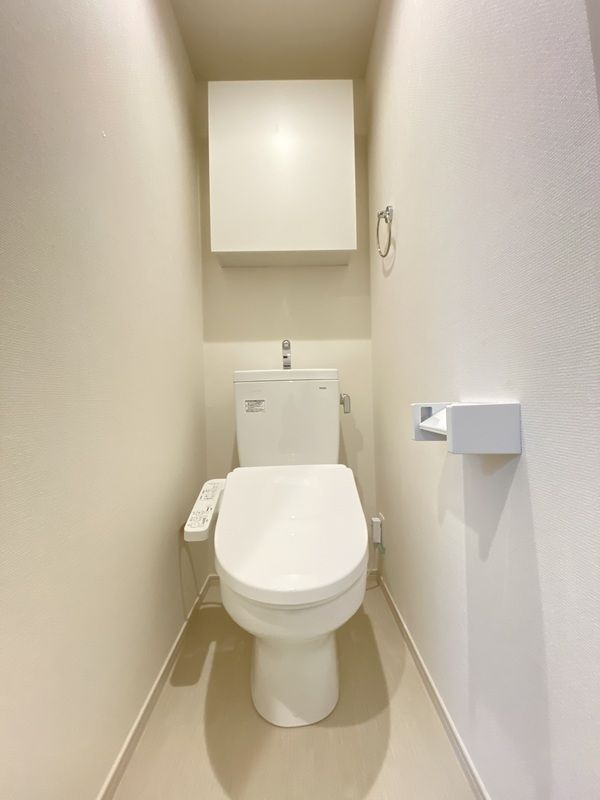 昭島市玉川町３丁目の賃貸マンションのトイレ