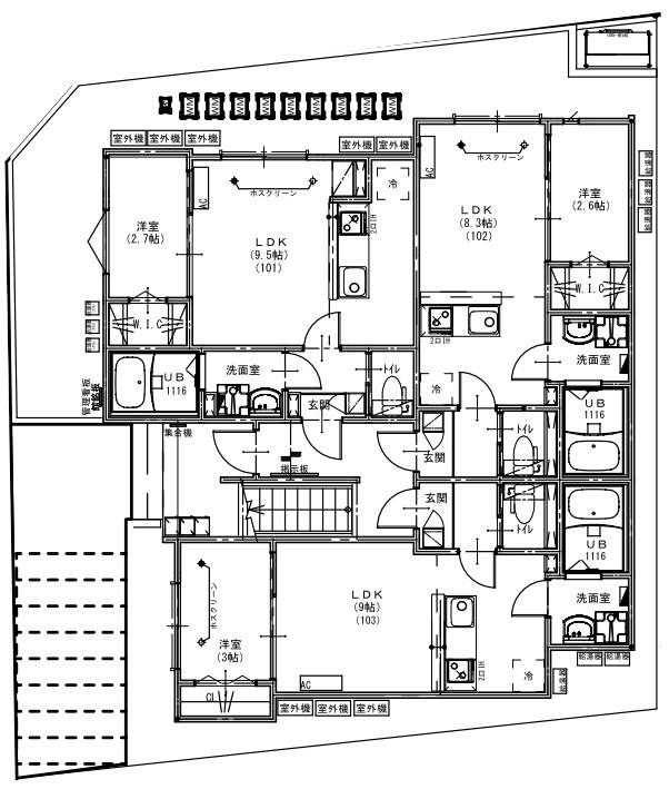 KEIAI RESIDENCE みのり台の間取り