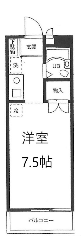 ル・クール西落合 の間取り|間取りです。