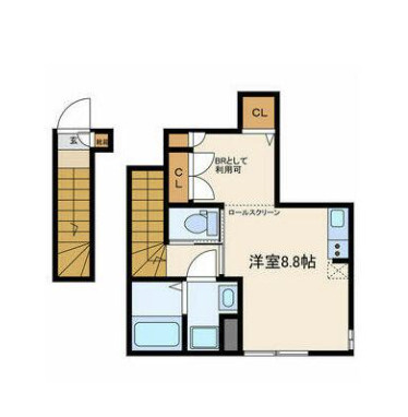 Bliss千歳烏山の間取り