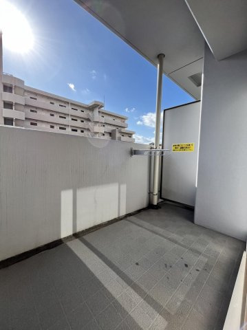 熊本市西区上熊本２丁目の賃貸マンションのバルコニー