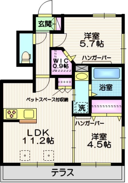 アークサンサーラの間取り|★開放感のある間取り★