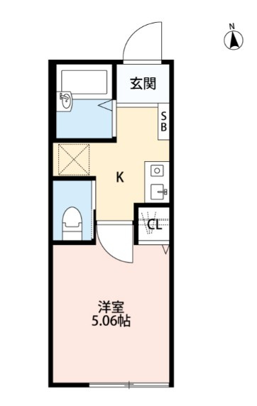 クレストールNBの間取り