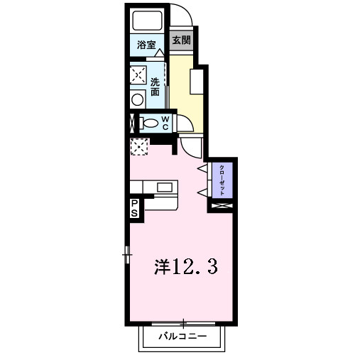 【間取り】 | グレース上道Ａ