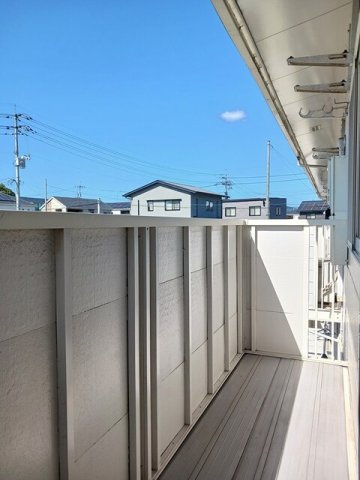 リバーサイド藤和Ａのバルコニー|落ち着いた時間を過ごせるバルコニーです