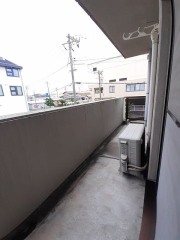 クレールコートのバルコニー|広々としたバルコニーです