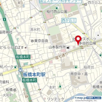 【地図】 | ＡＸＡＳ板橋本町
