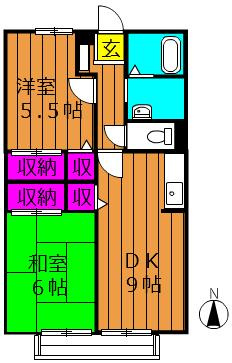【間取り】 | ビーライン撫川