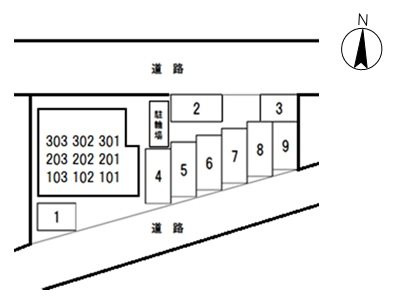 スリーサンズの区画図