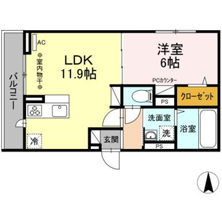 【間取り】 | Park Vina Ⅰ