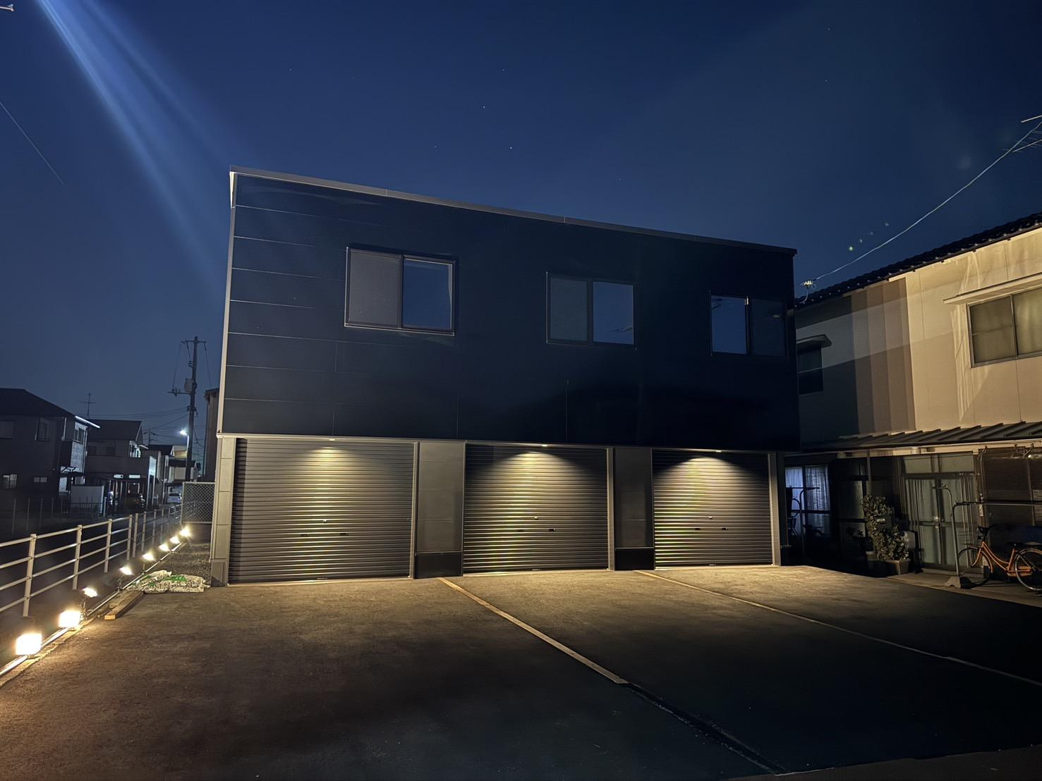 岡山市南区平福２丁目のテラスのエントランス