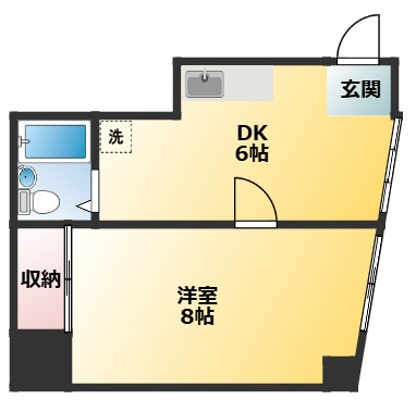 マツバビルの間取り