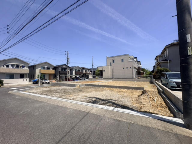 名古屋市緑区藤塚１丁目の新築一戸建の前面道路含む現地写真|【造成後】2026年5月2日撮影