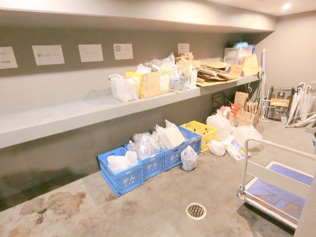 クオリタス南大井のその他共用部分|曜日時間関係なくゴミ捨て可能な敷地内ゴミ捨て場！