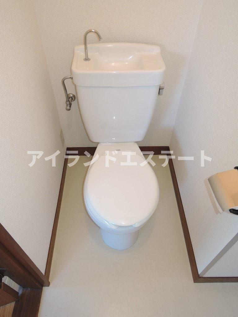 ハイツ三河屋　バストイレ別　3方角部屋　駅近のトイレ