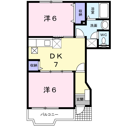 サンパティー３５の間取り