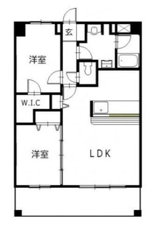 パインフォレスト妙典Ⅱの間取り|間取りです。