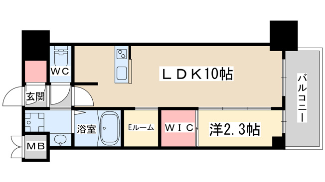 【間取り】 | セレニテ本町東リアン