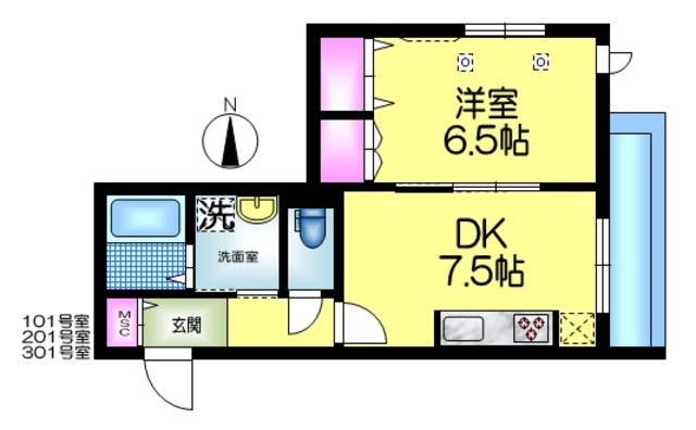 二元スクエアの間取り|★間取り★