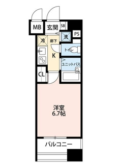 【間取り】 | ガラ・ステージ日本橋茅場町 | 間取りです。