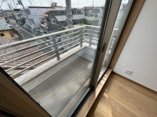 花水木ハウスのバルコニー|南向きで日差しもしっかり入ります