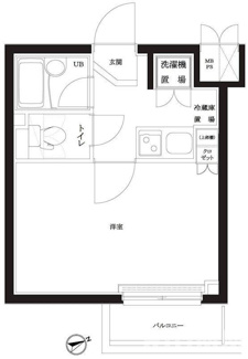 【間取り】 | ルーブル南馬込弐番館