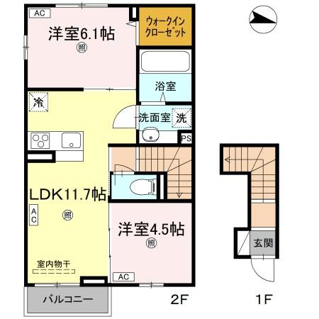 アスフォートの間取り