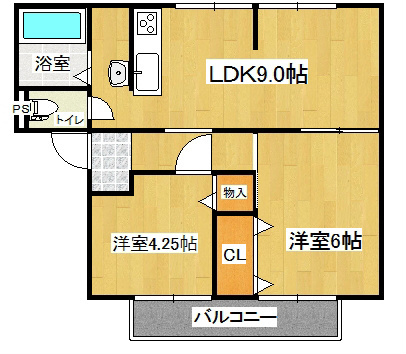 ボナールFUJIの間取り