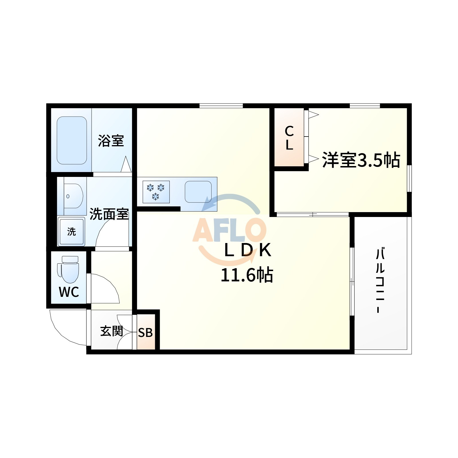 アムールヴィル江坂の間取り|間取り