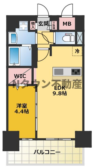 【間取り】 | プレサンス丸の内アドブル | 間取りです